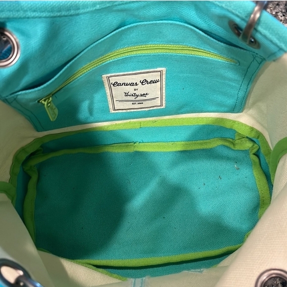 Thirty-One Canvas Crew Mini Anchor Tote - Picture 3 of 3